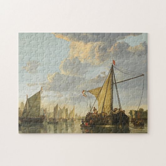 Cuyp's de maaspuzzel legpuzzel (Horizontaal)