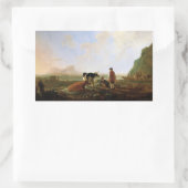 Cuyp's Herdsmen-stickers Rechthoekige Sticker (Tas)