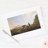 Cuyp's Herdsmen-stickers Rechthoekige Sticker (Envelop)