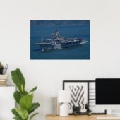 CV-64 Constellation, San Francisco Bay, Californië Poster (Thuiskantoor)
