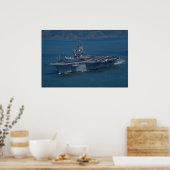 CV-64 Constellation, San Francisco Bay, Californië Poster (Keuken)