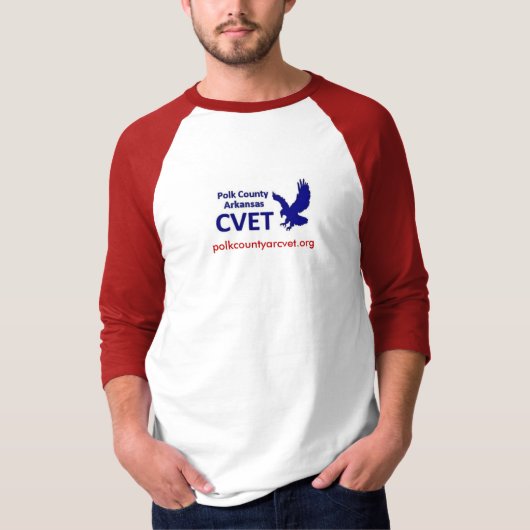 CVET Basic 3/4 Sleeve Raglan T-Shirt (Devant)