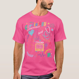 CVICU hartverpleegkundige retro-anatomie cardiolog T-shirt