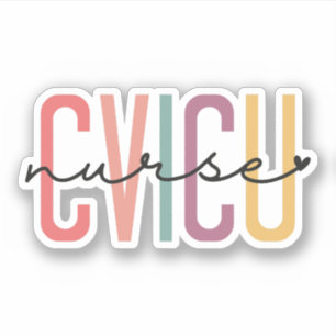 CVICU Verpleegkundige Cardiovasculaire Intensieve  Sticker