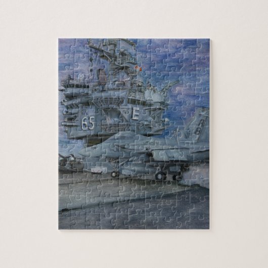 CVN-65 USS ENTERPRISE LEGPUZZEL (Verticaal)