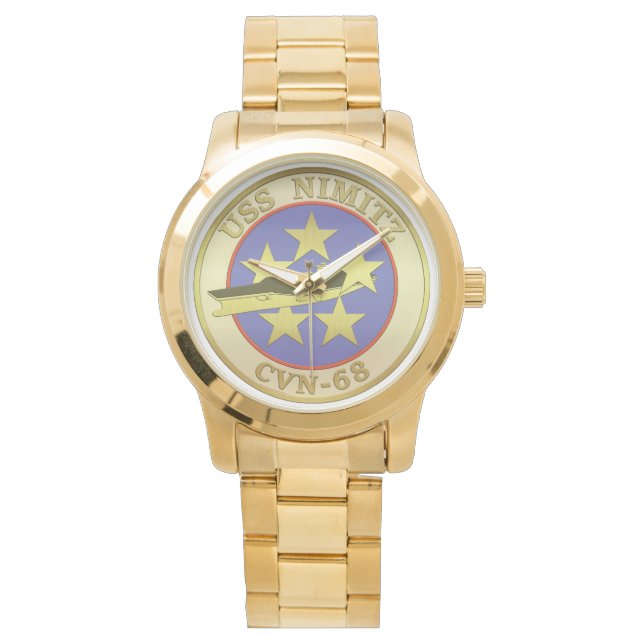 CVN-68 USS NIMITZ POLSHORLOGE HORLOGE (Voorkant)