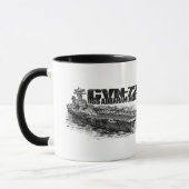 CVN-72 Abraham Lincoln 11 oz Ringer Mug (Gauche)