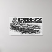 CVN-72 Abraham Lincoln Toile Enveloppée (Recto)