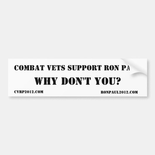 CVRP 2 BUMPERSTICKER (Voorkant)