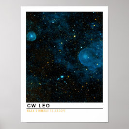 CW Leonis IRC +10216 Ruimte Onderwijs Poster
