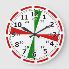 CW Radio Room Muurklok Grote Klok