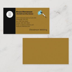 CWI AWS Certified Welder Carte de visite