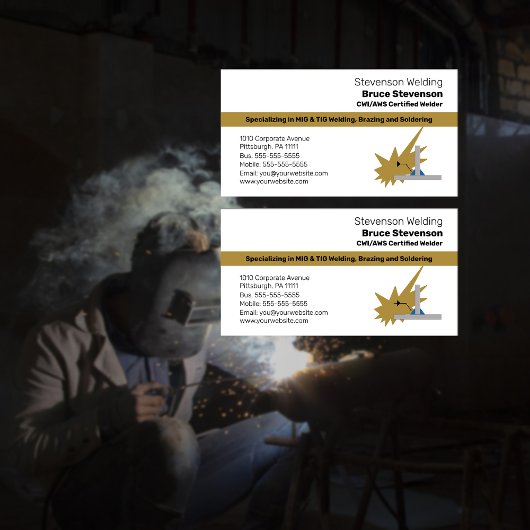 CWI | AWS Certified Welder Carte de visite