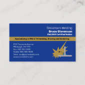 CWI | AWS Certified Welder Carte de visite (Devant)