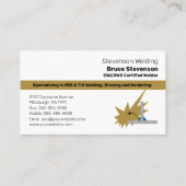 CWI | AWS Certified Welder Carte de visite (Devant)