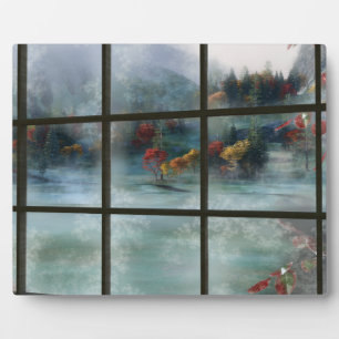 Cwm Autumn Frost Afbeelding Plaque Fotoplaat