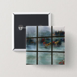 Cwm Autumn Frost Button