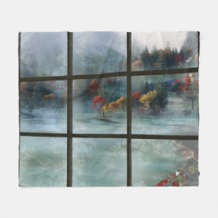 Cwm Autumn Frost Fleece Blanket