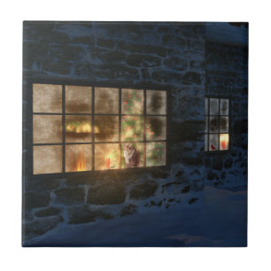 Cwm Kerst Decoratieve Tegel / Trivet Tegeltje