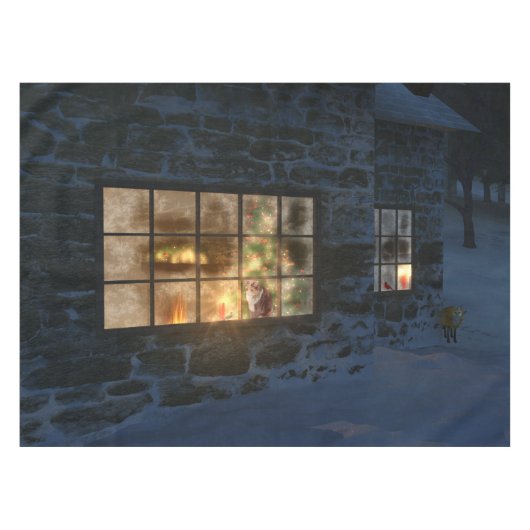 Cwm kerstcadeau tafelkleed (Voorkant (Horizontaal))