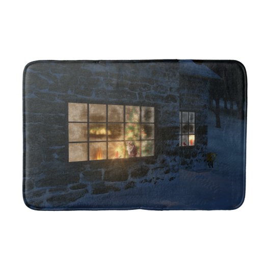 Cwm Kerstmis Bath Mat (Voorkant)