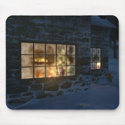 Cwm Kerstmis Mousepad Muismat (Voorkant)