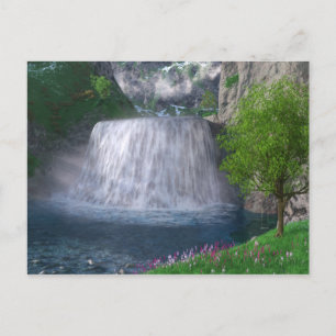 Cwm Waterfall Briefkaart
