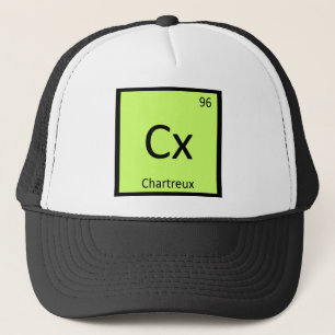 Cx - Chartreux Kat Chemie Periodiek Systeem Symboo Trucker Pet