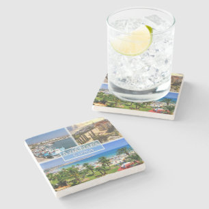 CY Cyprus - Ayia Napa - Harbour - Nelia Beach - Stenen Onderzetter