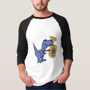 CY- T-Rex die het Shirt Tuba afspeelt