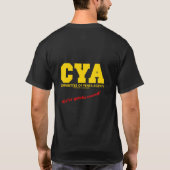 CYA-gotcha bedekt T-shirt (Achterkant)