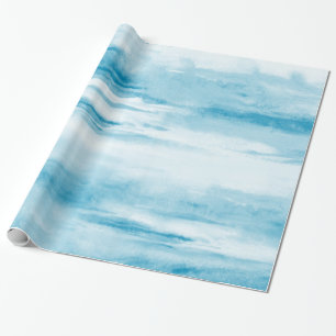 Cyaan Abstract Cadeaupapier