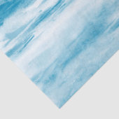 Cyaan Abstract Tissuepapier (Detail)