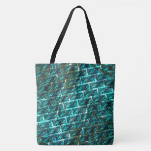 Cyaan bevlekt, gegraasd, geraspt of ander baksteen draagtas