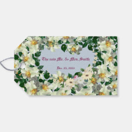 Cyaan Blue - Hartelijk dank - Favors Gift Labels Cadeaulabel