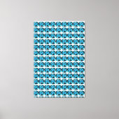 Cyaan Canvas Afdruk (Voorkant)