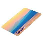 Cyaan en Salmon Sunset Magneet (Linkerzijde)