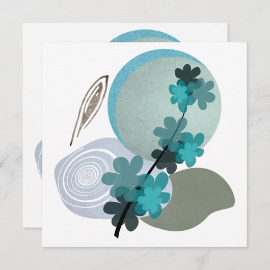 Cyan Boho (Voorkant / Achterkant)