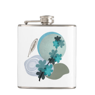 Cyan Boho Heupfles