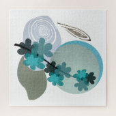 Cyan Boho Legpuzzel (Horizontaal)