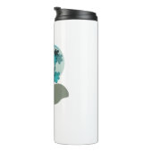 Cyan Boho Thermosbeker (Geroteerd rechts)