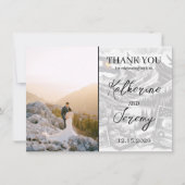 Cyan Colorado Passport Carte de remerciements (Devant)