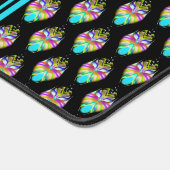 Cyan coloré et hibou Oracle noir (Coin)