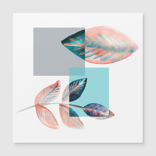 Cyan Red Leaf (Voorkant)