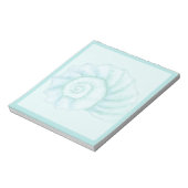 Cyan Schelp Notitieblok (Gedraaid)