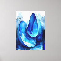 Cyan Seashell Whirl