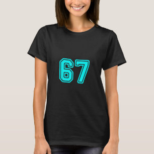 Cyan Sportteam Nummer #67 Tank Top