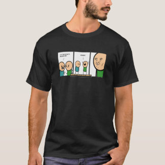 Cyanidegeluk geïnspireerd door T-. T-shirt
