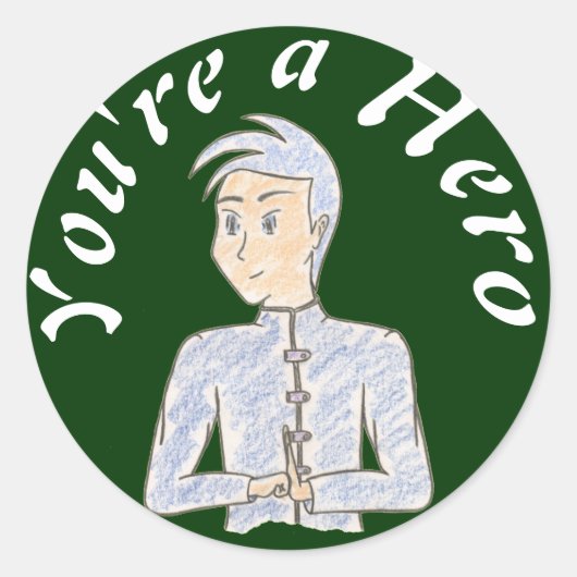 Cyankazu Ronde Sticker (Voorkant)