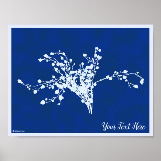 Cyano Print bessen (Voorkant)